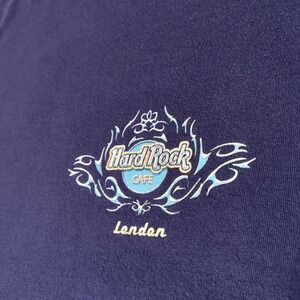 HARD ROCK CAFE London T SHIRT XL Combed Cotton Imperfect Fade